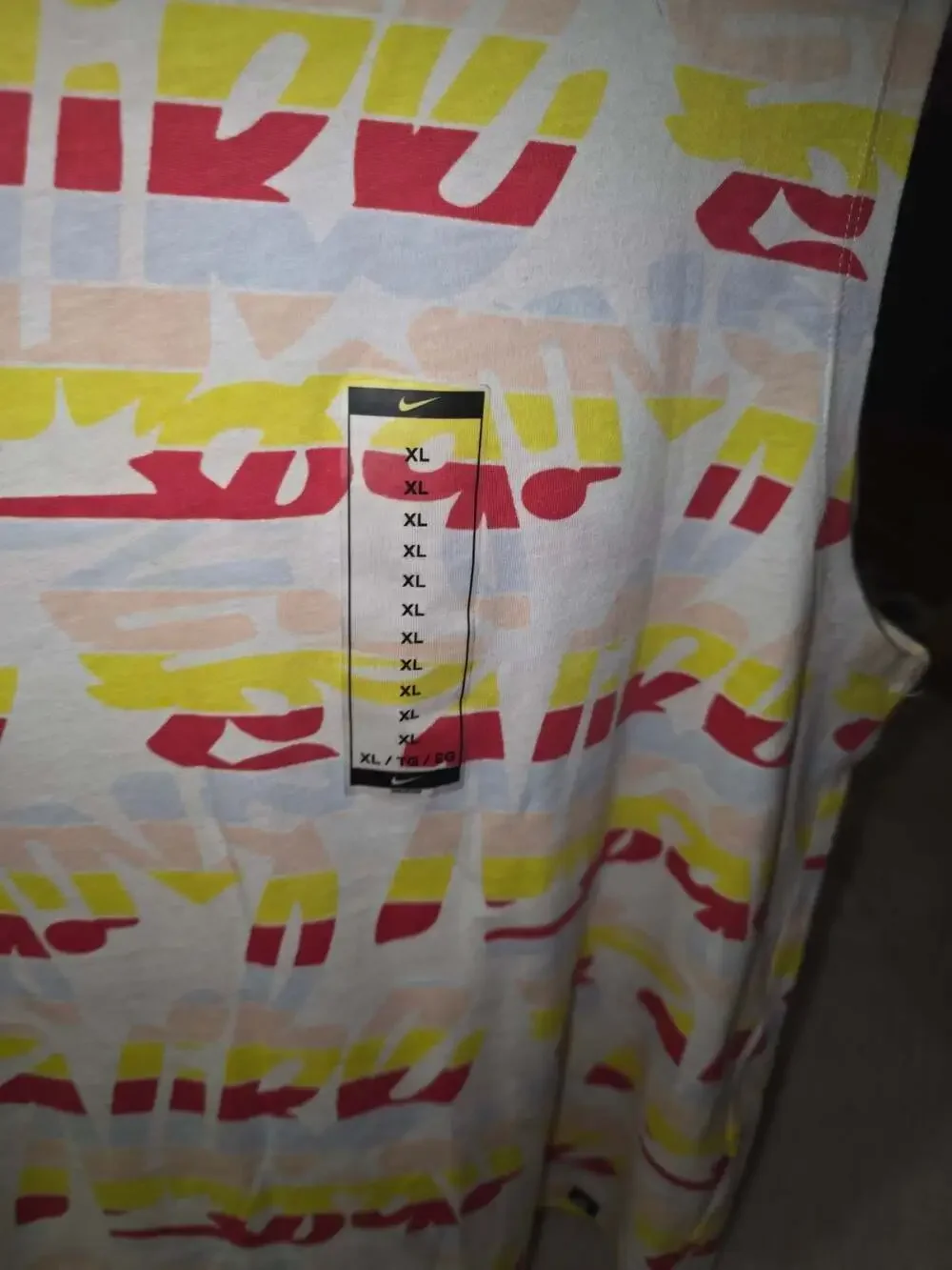 Nike Sportswear All Over Print Graphic Tank Top Size XL